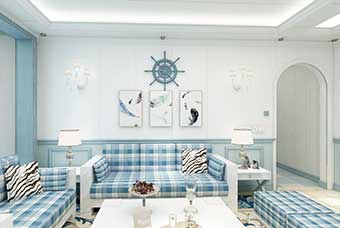 六盘水地中海风格-客厅