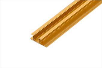 六盘水航空纤维墙咔铝合金带灯中条（钛金氧化）