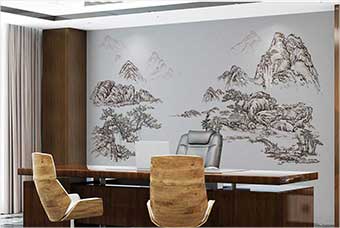 六盘水森佰汇航空纤维墙咔（山水之间）